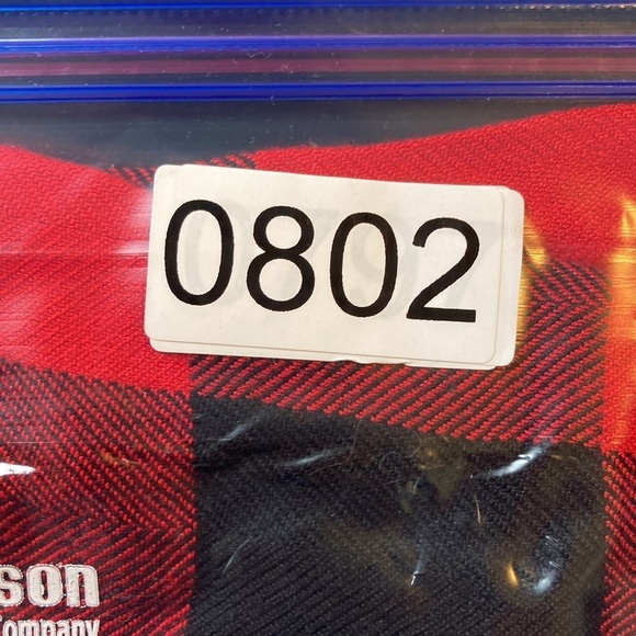 Rails Buffalo Plaid Button Down Flannel Shirt Black Red Fall Holiday Rockabilly - Picture 15 of 16